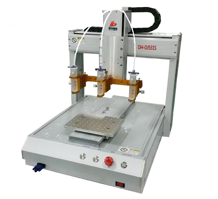 多头单工位自动点胶机